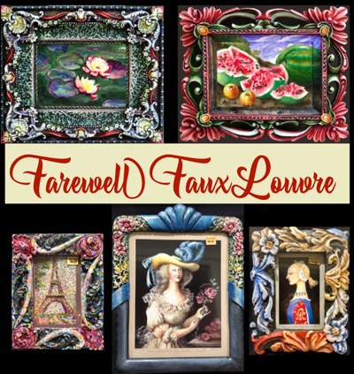 mernie buchanan faux louvre art