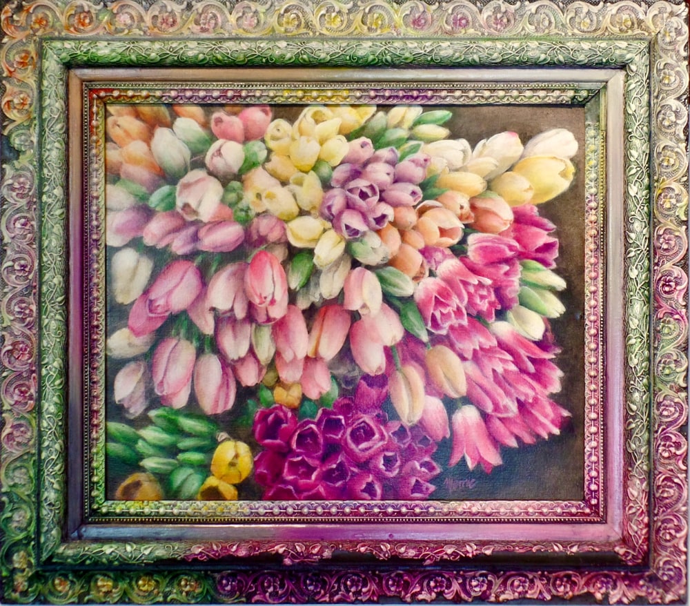 mernie buchanan 6 tulip display